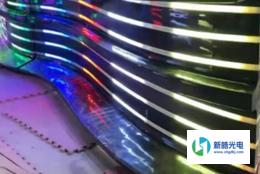 游乐设备：滑滑梯灯带点亮效果